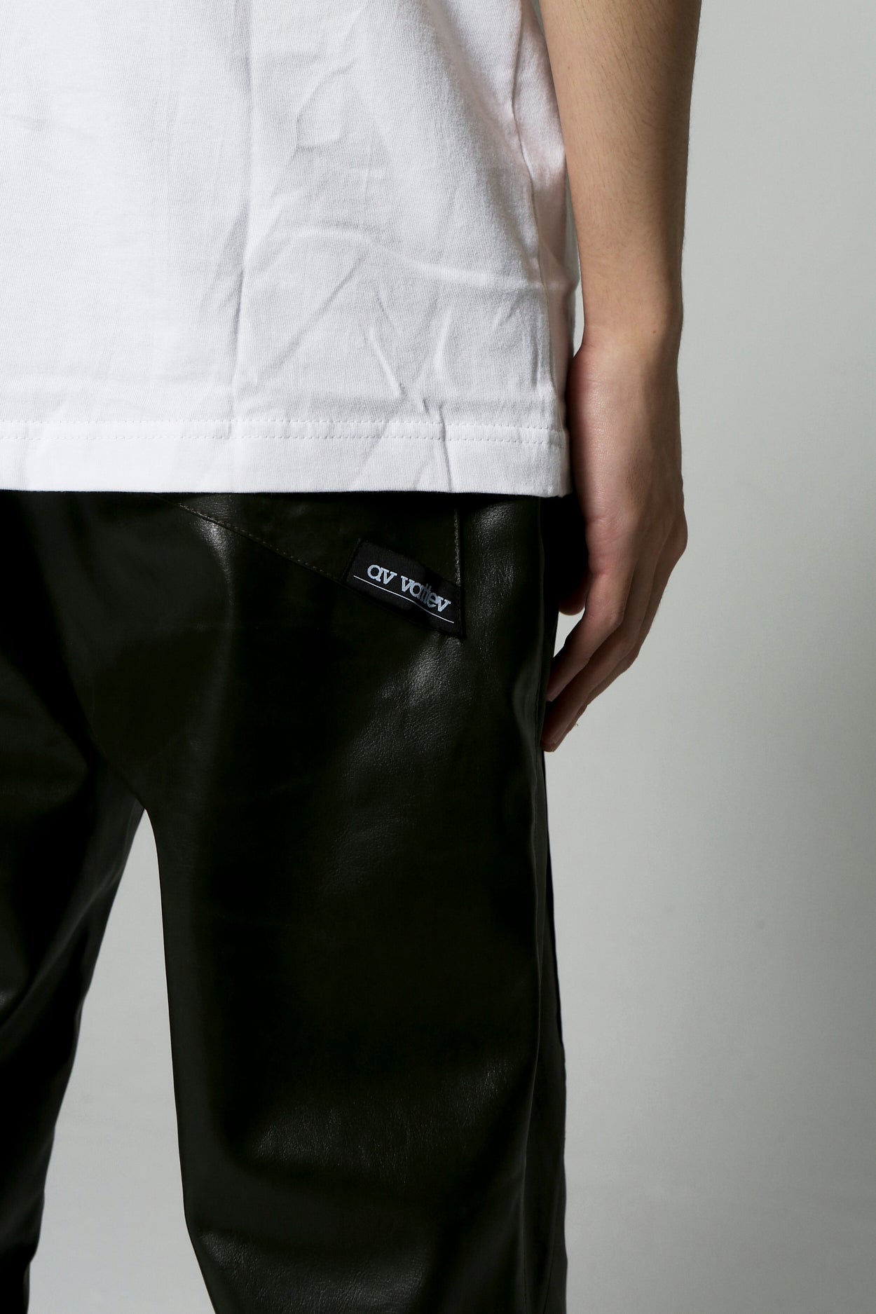 Leather Sci-Fi Domino Trousers