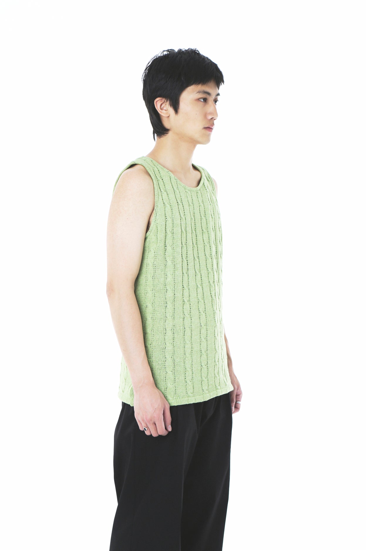 Double Layered Knit Tank Top